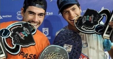 Araxaense Davi Abdanur e Maurício Mola são campeões do BT 100 de Beach Tennis em Sorriso (MT)