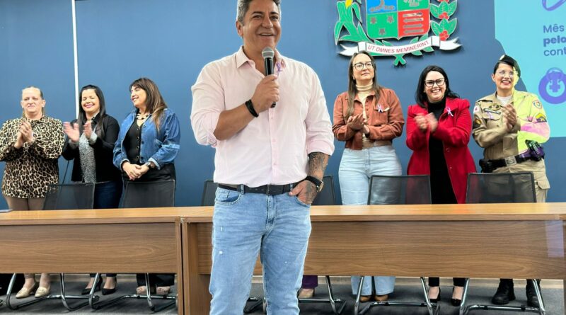 Araxá lança Campanha Agosto Lilás pelo fim da violência contra a mulher