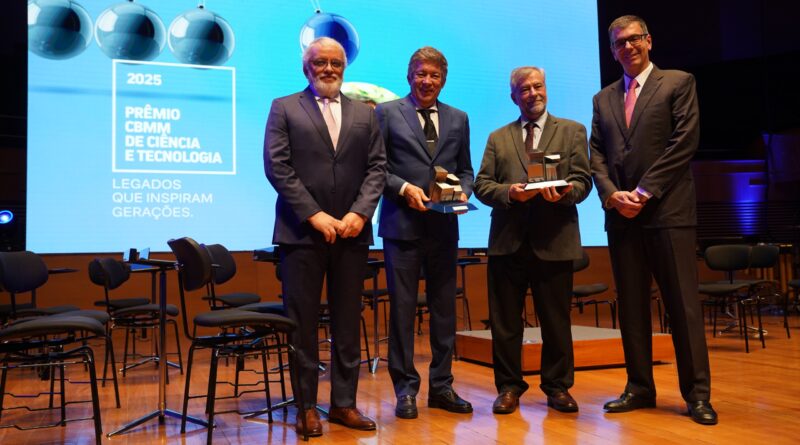 Cerimônia do Prêmio CBMM de Ciência e Tecnologia 2025 celebra sustentabilidade e inovação   